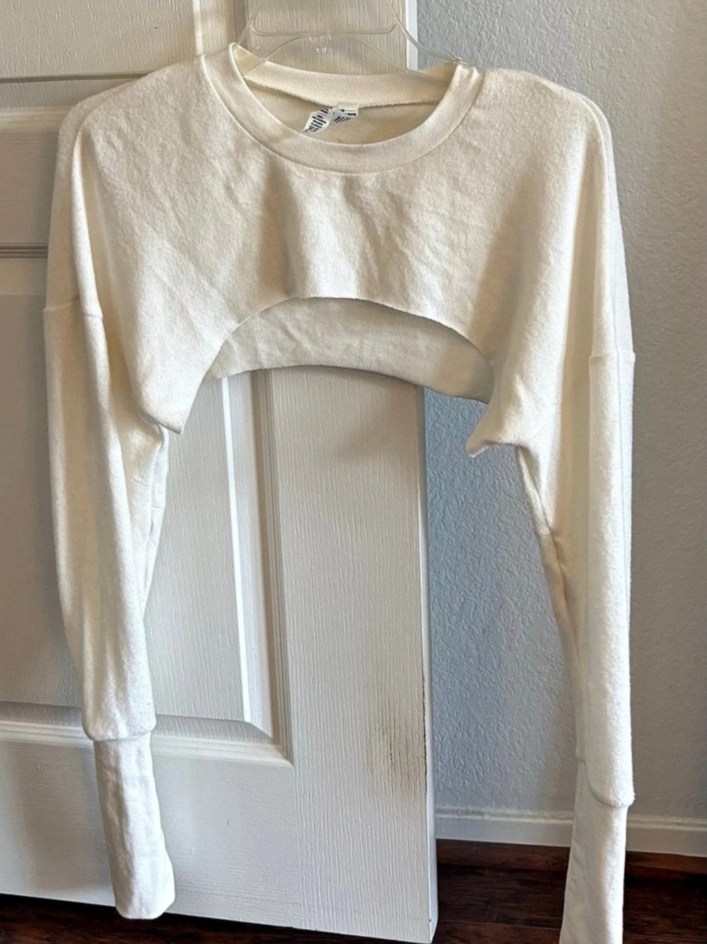 Alo Yoga Cover Long Sleeve Top Women's Crop Top XS